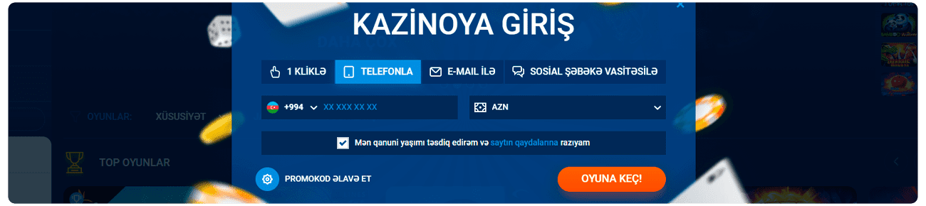 mostbet sayt&inodot;nda qeydiyyat